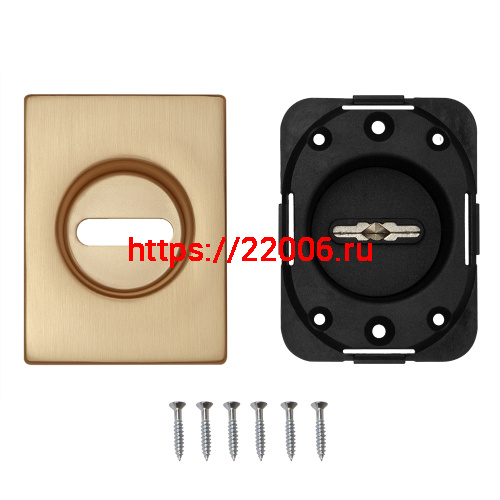 Накладка Fuaro (Фуаро) на сувальдный замок ESC.S-auto.RL/U/K.477 SSG-39 сатинированное золото фото 4 Накладка Fuaro (Фуаро) на сувальдный замок ESC.S-auto.RL/U/K.477 SSG-39 сатинированное золото фото 4