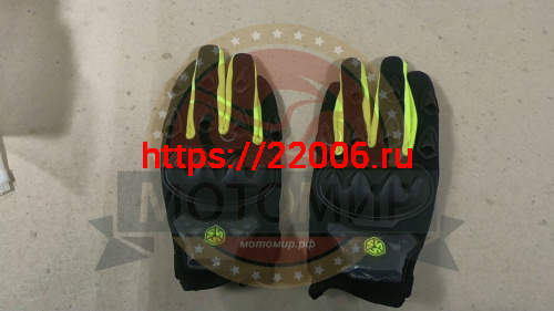 Перчатки SCOYCO (оригинал) МС-29, зеленый, р-р 2XL