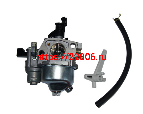 Карбюратор 168F-2/170F (GX 200) (с бензокраном) и фильтром-отстойником (YT-GP-000242) Карбюратор 168F-2/170F (GX 200) (с бензокраном) и фильтром-отстойником (YT-GP-000242)