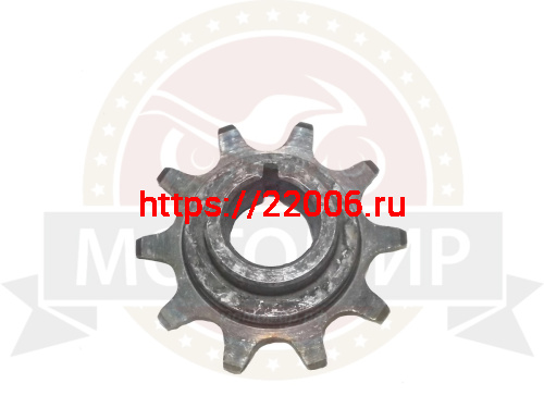 Звезда 10 зуб. ведущая шпонка 2.5мм "Газуля" F50/72/80 Звезда 10 зуб. ведущая шпонка 2.5мм "Газуля" F50/72/80