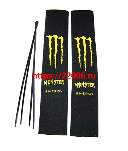 Защитный чехол для перьев вилки MONSTER 15мм 45/48 L-730 мм черный (2 штуки в комплекте) Защитный чехол для перьев вилки MONSTER 15мм 45/48 L-730 мм черный (2 штуки в комплекте)