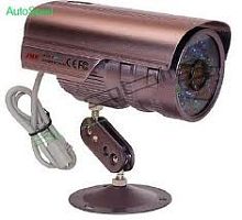 Камера  JK-232 цв. CCD (0 Lux, 16 ламп) 