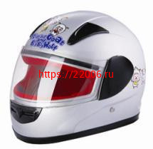 Мотошлем YM-203 KIDS серый (L) Мотошлем YM-203 KIDS серый (L)