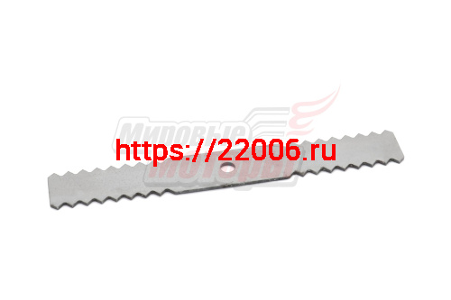 Нож к зернодробилке длинный фигурный 200мм (Фермер) Нож к зернодробилке длинный фигурный 200мм (Фермер)