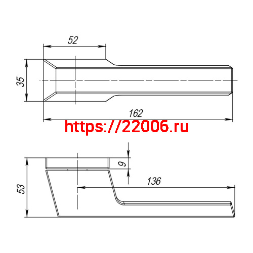 Ручка Punto (Пунто) раздельная K.QSL52.TITAN BL-24 черный фото 3 Ручка Punto (Пунто) раздельная K.QSL52.TITAN BL-24 черный фото 3