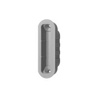 Ответная планка Punto (Пунто) для магнитной защелки ML96WC, без крепежа, серая