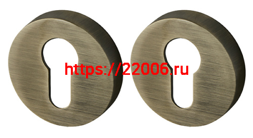 Накладка Armadillo (Армадилло) под цилиндр ET.R.URB52 (ET URB) АВ-7 бронза