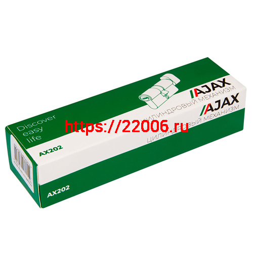 Цилиндровый Ajax (Аякс) механизм (AX202/90) AX2002Knob90 (45+10+35) CP хром с вертушкой фото 2