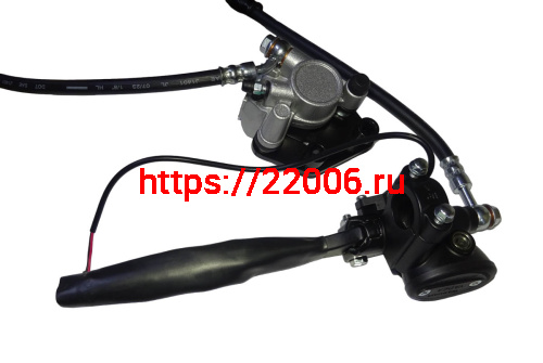 Гидравлика передняя в сборе электро скутер М6 (L6070001294) фото 2 Гидравлика передняя в сборе электро скутер М6 (L6070001294) фото 2