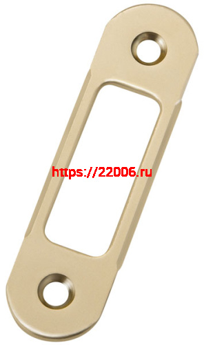 B01000.40.23 AGB (АГБ) Ответная планка (мат. латунь)