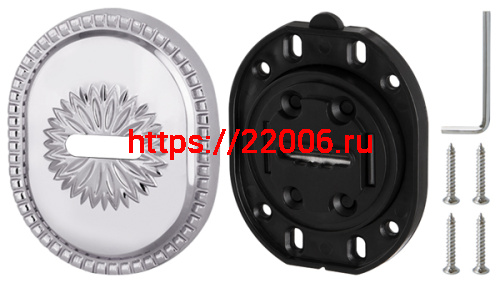 Декоративная накладка Armadillo (Армадилло) на сувальдный замок PS-DEC CL (ATC Protector 1) СР Хром фото 2 Декоративная накладка Armadillo (Армадилло) на сувальдный замок PS-DEC CL (ATC Protector 1) СР Хром фото 2