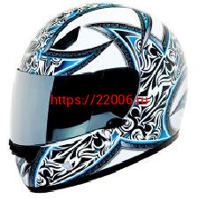 Мотошлем THH TS-38 №4 white/ blue (XS) Мотошлем THH TS-38 №4 white/ blue (XS)