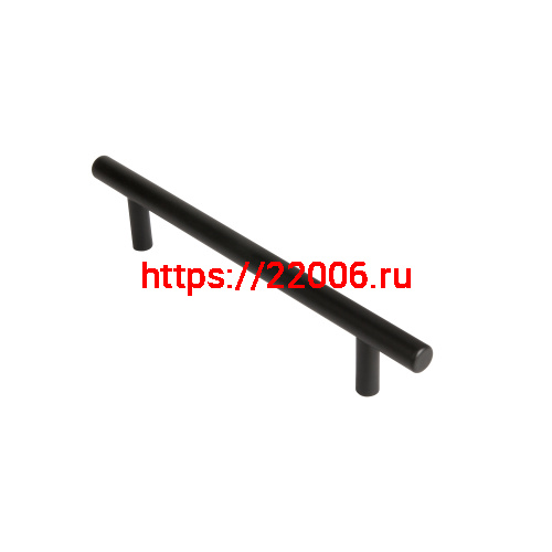 Ручка-скоба Ajax (Аякс) мебельная MB-H-005-128 мм BL черный