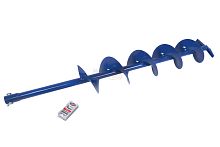 Шнек для льда к мотобуру D-150мм, L-1000мм, d пос.-20мм, ножи прямые (BRAIT, Carver, Калибр)