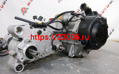 Двигатель Dingo150 (STELS Капитан) 4х такт.150 см3 157QMJ (GY6-150) моноблок с редуктором в сборе. фото 3