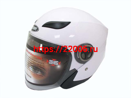 Мотошлем YM-619 белый (S) Мотошлем YM-619 белый (S)