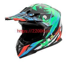 Мотошлем YM-211 KIDS Cross черный/freedom (L) Мотошлем YM-211 KIDS Cross черный/freedom (L)