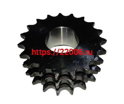 Звездочка Буран (УСИЛЕННАЯ)  Z19 заднего хода 3х рядная (3ПВ-9,525-27) пр-во ИжТехМаш