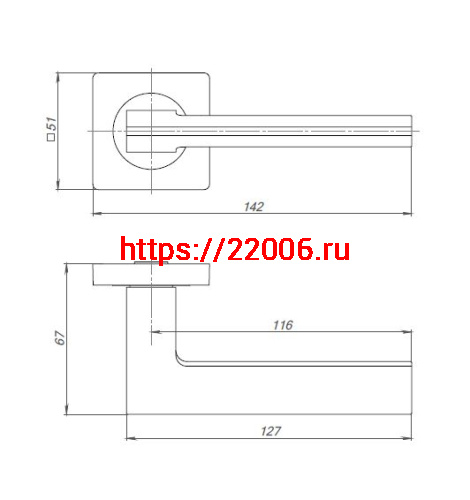 Ручка Punto (Пунто) раздельная K.ZQ51.ROTO (ROTO ZQ) GR-23 графит фото 3 Ручка Punto (Пунто) раздельная K.ZQ51.ROTO (ROTO ZQ) GR-23 графит фото 3