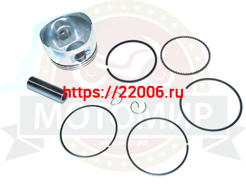 Поршень 39,00 мм 4 такт. Delta 50 см3 139FMB (кольца, палец d13мм, стопор. кольца) STD фото 2