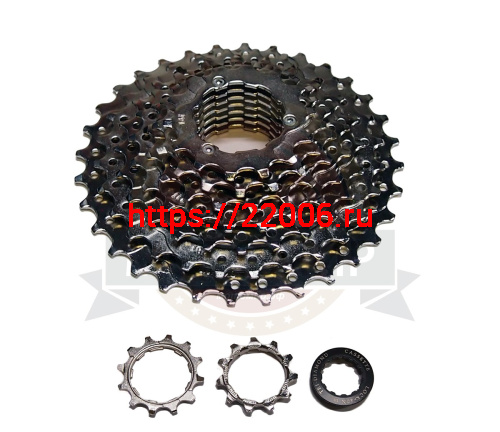 Кассета на 9 скоростей: 11-32Т, сталь, хром CS 9 Кассета на 9 скоростей: 11-32Т, сталь, хром CS 9