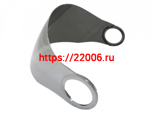 Стекло для мотошлема T-314, 316 темно-дымчатое Стекло для мотошлема T-314, 316 темно-дымчатое