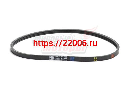 Ремень поликлиновый PIX Daewoo Matiz, Chevrolet Spark 0.8, Nissan Note, Micra (3PK-668) Ремень поликлиновый PIX Daewoo Matiz, Chevrolet Spark 0.8, Nissan Note, Micra (3PK-668)