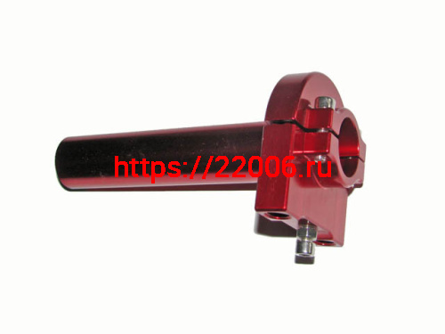 Ручка газа короткоходная в сборе (красная) CNC Ручка газа короткоходная в сборе (красная) CNC