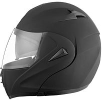 Мотошлем VIRTUE MD-808 трансформер с визором черный матовый (M)