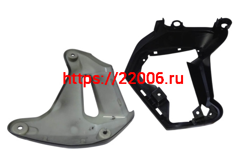 Облицовка бензобака HIRO 250 нижняя правая (T2BK025600C00100+T2BK010302A00113) фото 2 Облицовка бензобака HIRO 250 нижняя правая (T2BK025600C00100+T2BK010302A00113) фото 2