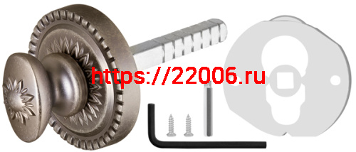 Ручка Armadillo (Армадилло) поворотная BKW8.R.CL55 (BKW8/CL) AS-9 античное серебро фото 4 Ручка Armadillo (Армадилло) поворотная BKW8.R.CL55 (BKW8/CL) AS-9 античное серебро фото 4