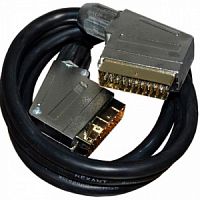 шнур шт.SCART- шт.SCART Rexant 1,5m (МЕТАЛЛ)