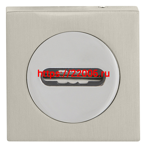 Накладка Fuaro (Фуаро) под сувальдный ключ SC.K.KM52 (SC KM) SN/CP-3 матовый никель/хром