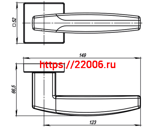 Ручка Armadillo (Армадилло) раздельная K.USQ52.ARC (ARC USQ2) BB/SBB-17 кор.бронза/мат.кор.бронза фото 3 Ручка Armadillo (Армадилло) раздельная K.USQ52.ARC (ARC USQ2) BB/SBB-17 кор.бронза/мат.кор.бронза фото 3