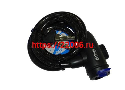 Замок для велосипеда с ключом тросовый 650-1000мм, большой замок,противоугонный (TRB-1407В), 103.101 фото 2 Замок для велосипеда с ключом тросовый 650-1000мм, большой замок,противоугонный (TRB-1407В), 103.101 фото 2