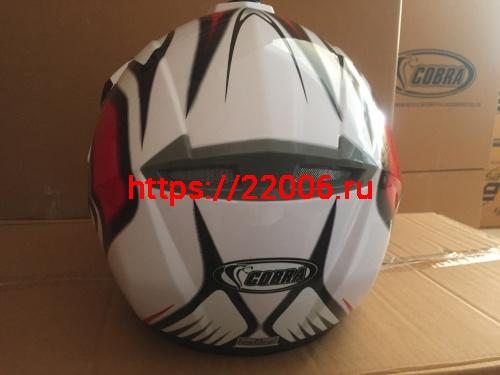 Шлем туринг (кросс со стекл.и оч) COBRA JK103DV,бело-чер.-крас(1),черн мат(3),черн.глянц(5),размер L фото 3 Шлем туринг (кросс со стекл.и оч) COBRA JK103DV,бело-чер.-крас(1),черн мат(3),черн.глянц(5),размер L фото 3