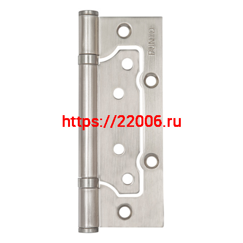 Петля Punto (Пунто) универсальная без врезки IN5200W PN (200-2B 125x2,5) мат. никель