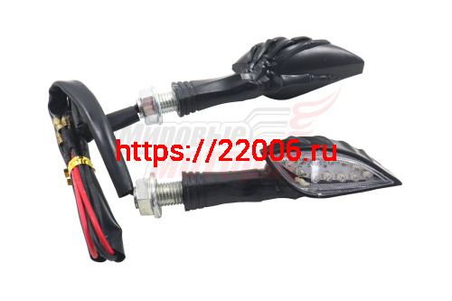 Боковой фонарь светодиодный WKT-TL-32 черные (ПАРА) Боковой фонарь светодиодный WKT-TL-32 черные (ПАРА)