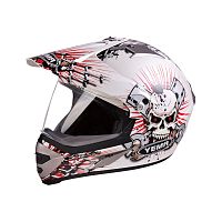 Мотошлем YM-911 белый (М)