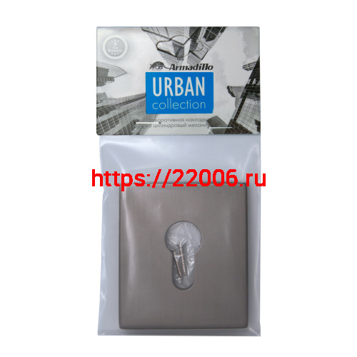 Накладка Armadillo (Армадилло) на цилиндр ESC.C.USS/K (ET Protector/USS) CP хром фото 2