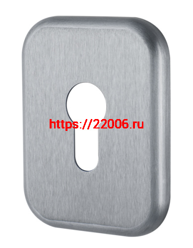 Декоративная Armadillo (Армадилло) Квадратная накладка на цилиндр ET-DEC SQ (ATC Protector 1) SC-14 Матовый хром