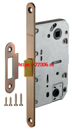 Защелка Fuaro (Фуаро) врезная PLASTIC P96WC-50 AC медь