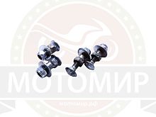 Болты крепления двигателя Буран комтлект (2 кор.+2 длин. с гайками и шайбами) М10*50мм + М10*35мм