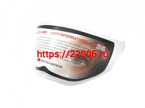 Стекло для мотошлема 911 прозрачное Стекло для мотошлема 911 прозрачное