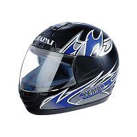 Мотошлем YM-801 черно-синий (S)