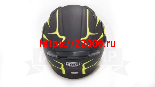 Шлем модуляр COBRA JK902, черно/зеленый(6), с очками, размер S фото 5 Шлем модуляр COBRA JK902, черно/зеленый(6), с очками, размер S фото 5