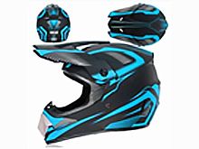 Мотошлем VIRTUE MD-905 Кросс черно-синий матовый (L)