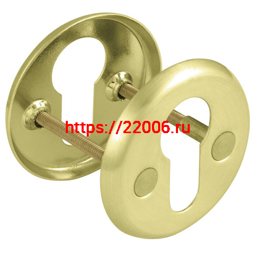 Декоративная Fuaro (Фуаро) накладка ESC-С-001-GP цилиндровая (золото) подвес