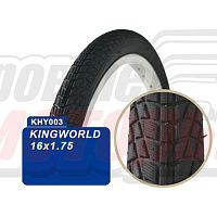 Велопокрышка 16"х 1,75 (KHY003) Kingworld