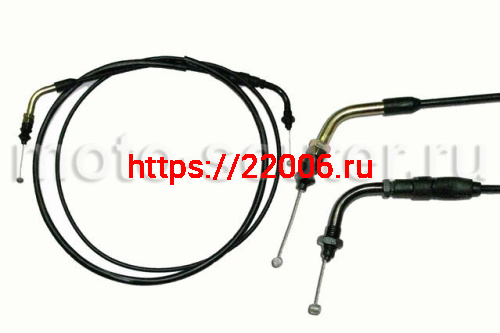 Трос газа (резьба) 139QMB 50cc L-195см TMMP